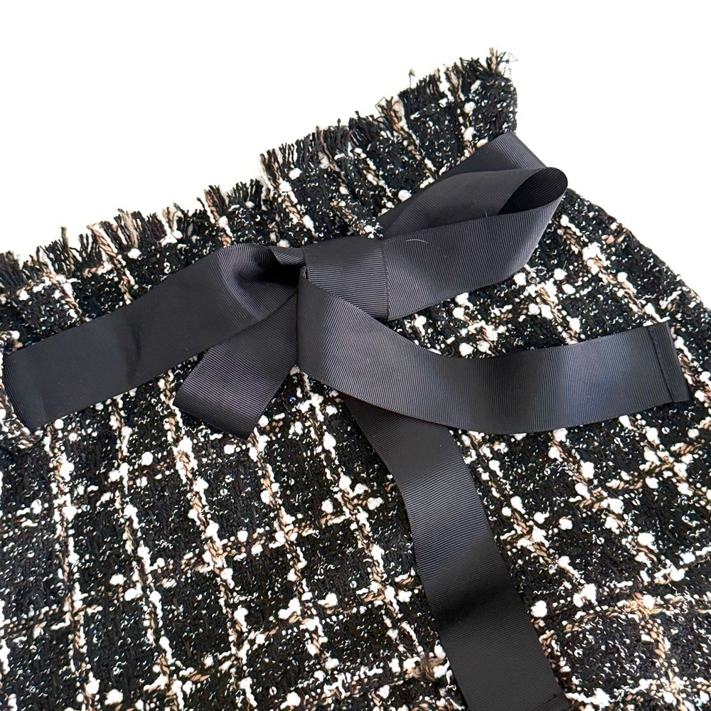 Chelsea Tweed Sequin Mini Skirt with Removable Ribbon Belt from Honey - Picture 6 of 12